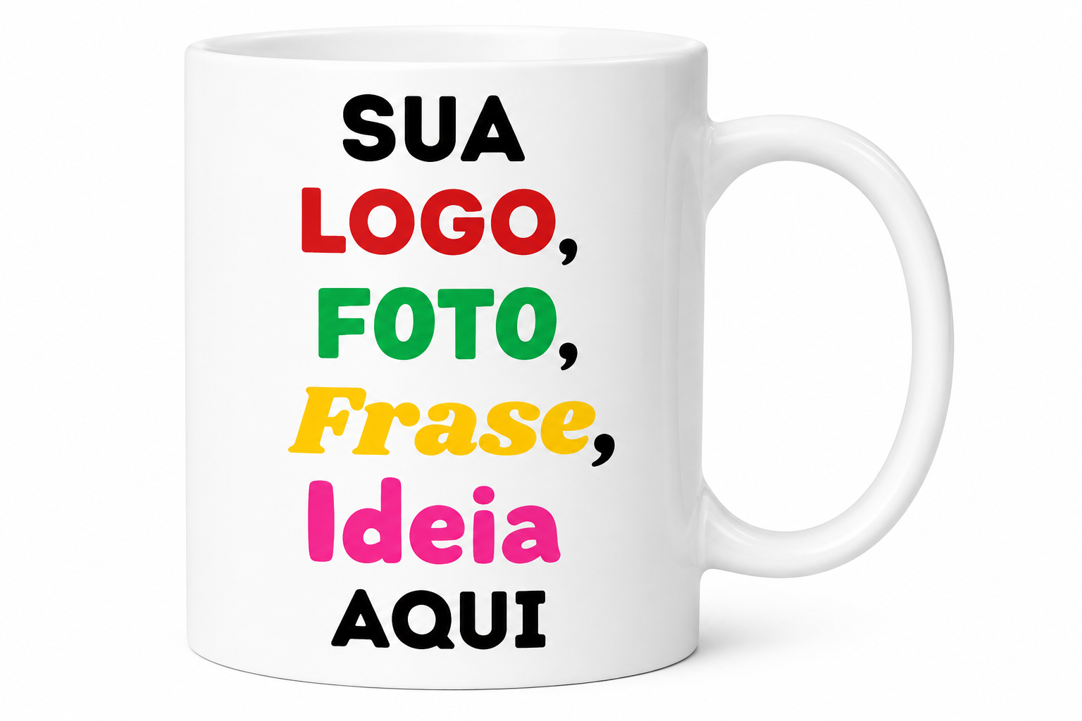 Caneca de Louça Personalizada